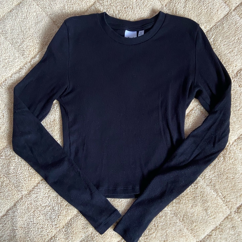 TNA Black Long Sleeve Tee